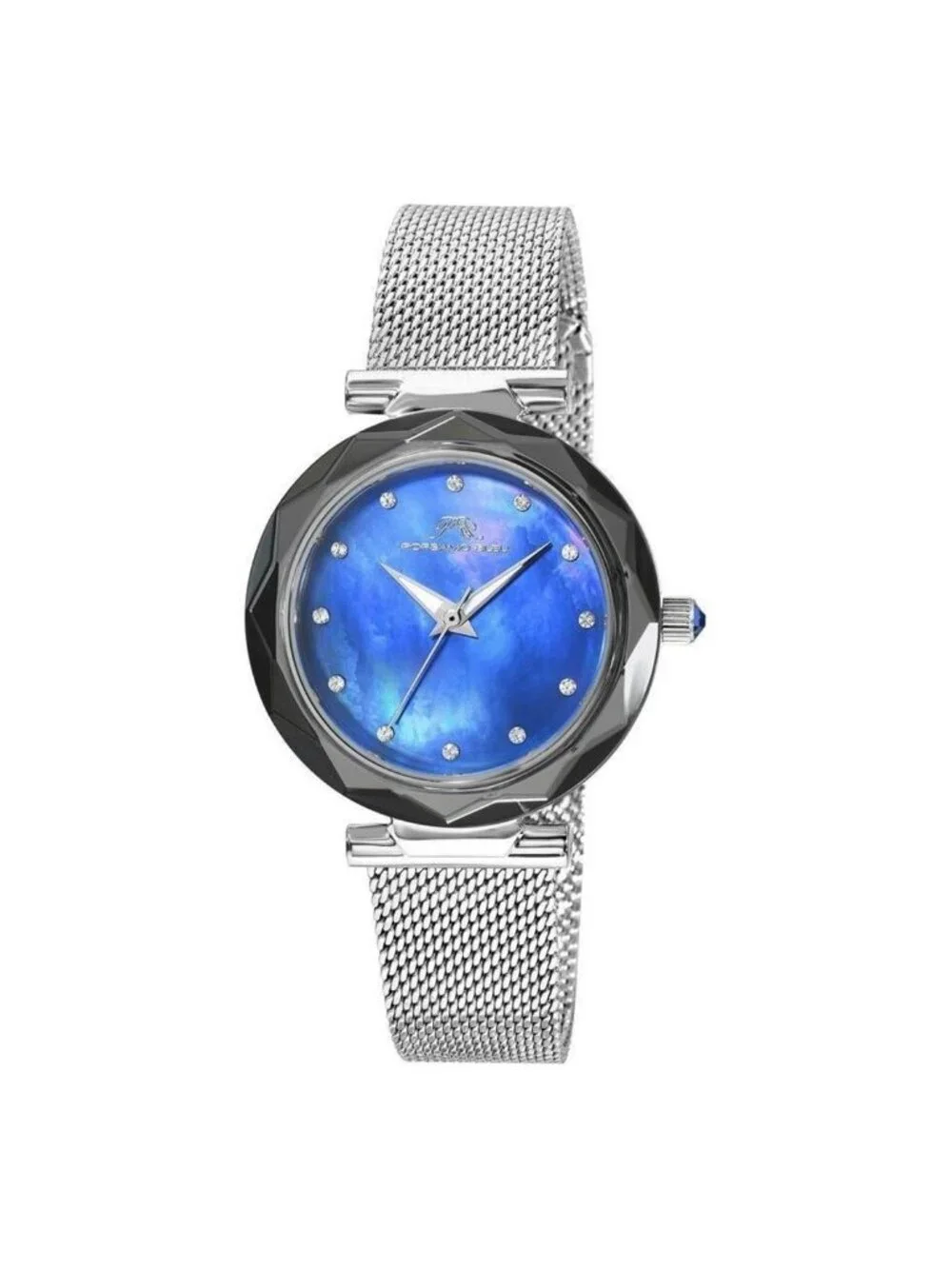 NWT Porsamo Bleu Hazel Quartz Blue Dial Ladies Watch